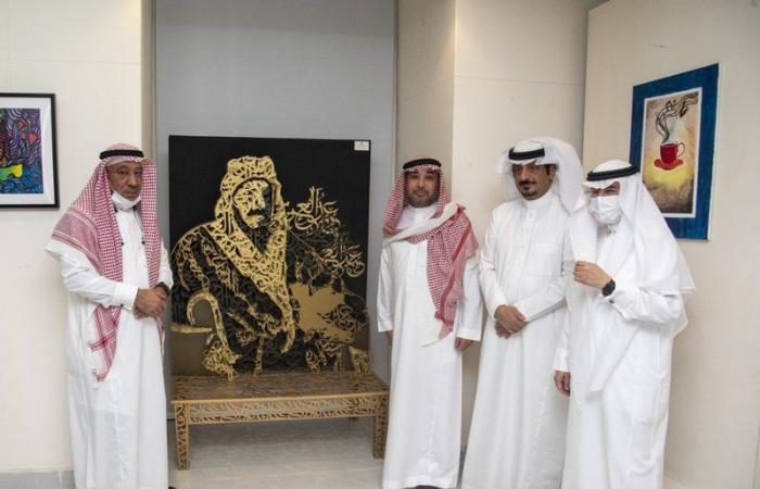 "الشادي" يفتتح مشروع ومعرض "شباب جسفت" بجمعية الفنون التشكيلية في الرياض