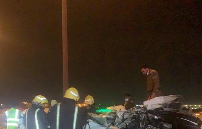 مصرع وإصابة 4 أشخاص في حادث مروري جنوبي جدة