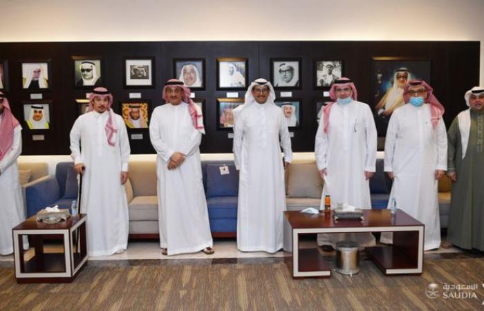 وفد رابطة الدوري السعودي للمحترفين يزور النادي الأهلي