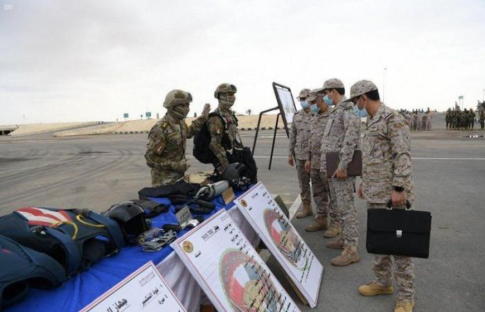 القوات المسلحة السعودية تشارك في مناورات التمرين المشترك "سيف العرب 2020" في مصر