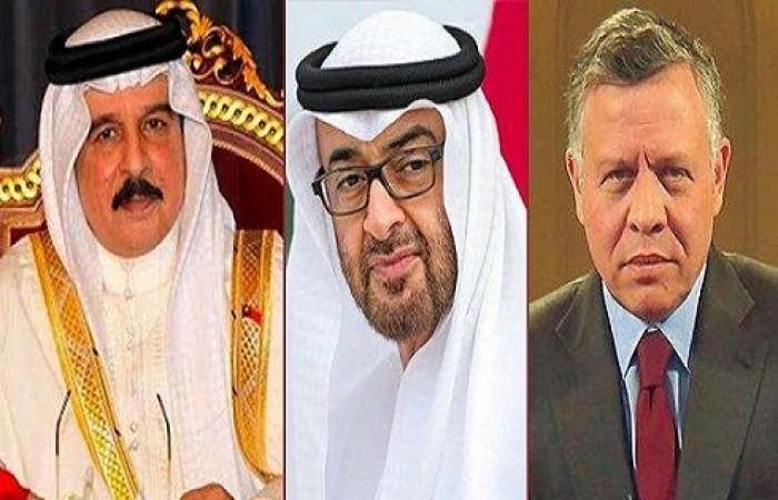 الملك والعاهل البحريني وولي عهد أبوظبي يعقدون قمة ثلاثية