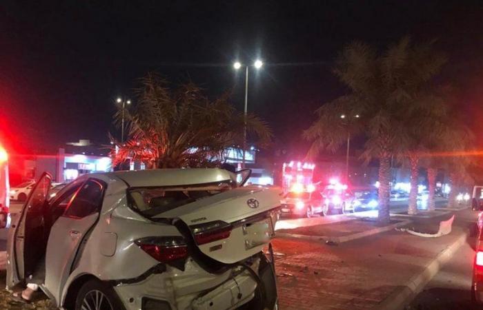 إصابة 6 أشخاص في حادث تصادم بـ"شرائع مكة"
