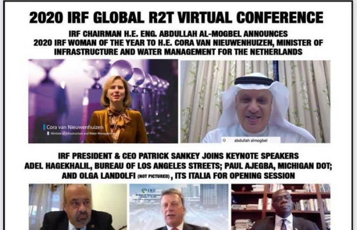 "المقبل" يترأس المؤتمر العالمي الثاني للطرق بعنوان "الطرق إلى الغد R2T"