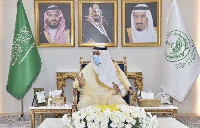 جلوي بن عبدالعزيز يلتقي رئيس وأعضاء مجلس إدارة نادي نجران