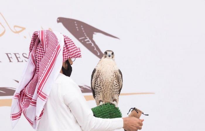 "أصايل" و"عنيزة" يحسمان "الملواح" بمهرجان الملك عبدالعزيز للصقور