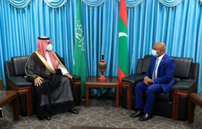 "العجالين" يقدم أوراق اعتماده سفيراً للمملكة لدى جمهورية المالديف