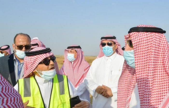 أمير جازان يتفقَّد مشروع "مطار الملك عبدالله الجديد" ويوجِّه بتسريع العمل