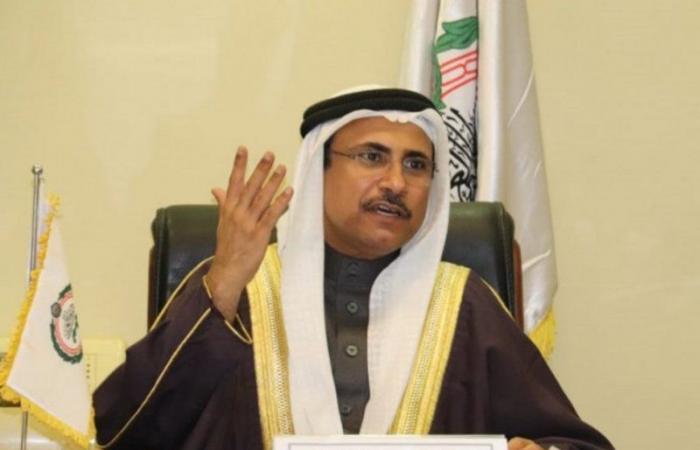 رئيس البرلمان العربي يدين استمرار إطلاق طائرات مفخخة تجاه المملكة