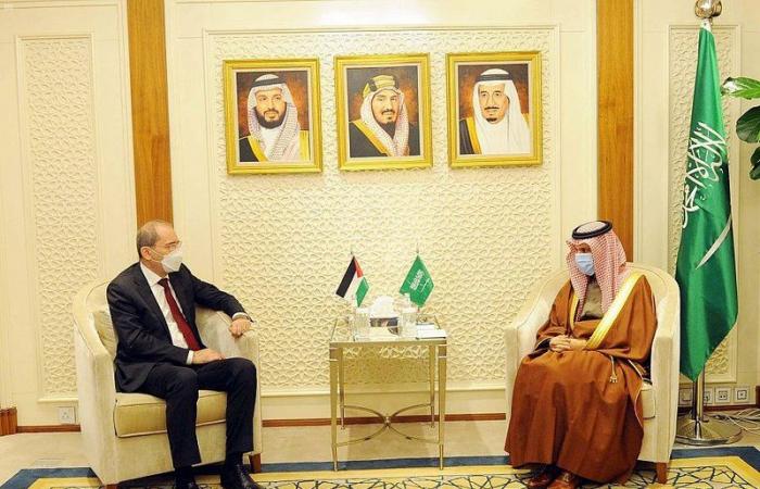 اتفاق سعودي أردني على ضرورة التوصل لحلٍ عادلٍ للقضية الفلسطينية واستئناف مفاوضات السلام
