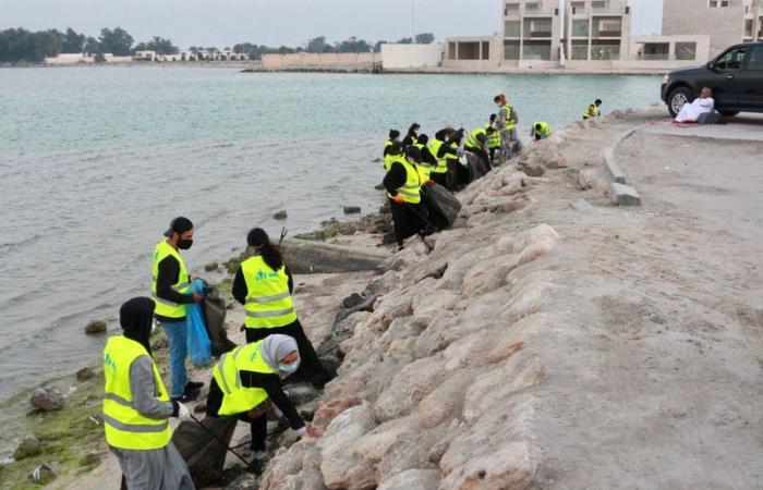 شباب وفتيات "الشرقية" يتسابقون على تنظيف الشواطئ في مبادرة "بحر بلا بلاستيك"