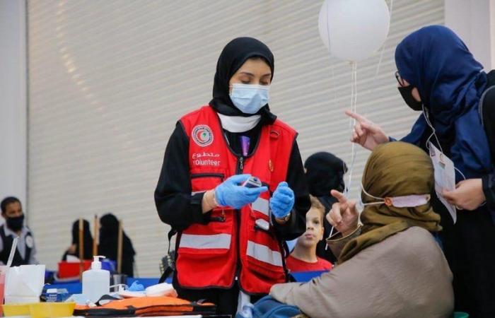 الهلال الأحمر بمكة: 9218 متطوعًا ومتطوعة خلال 2020م