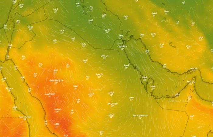 كم ترتفع الحرارة؟.. "الحصيني" يكشف توقعاته راسمًا "خريطة برودة اليوم"