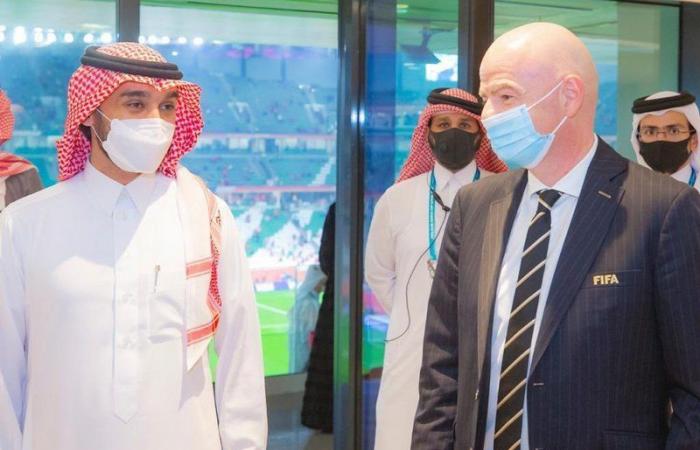 عبدالعزيز الفيصل يشيد بتنظيم مونديال الأندية.. ويلتقي رئيس الاتحاد الدولي لكرة القدم
