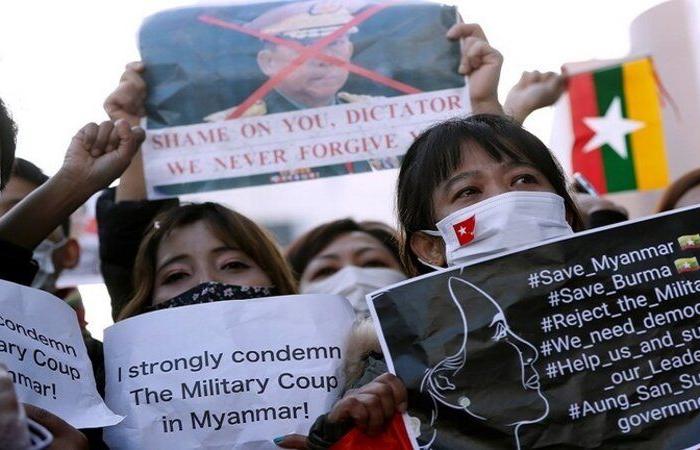 "حقوق الإنسان" يدعو ميانمار لإطلاق سراح الزعيمة "سان سو تشي"