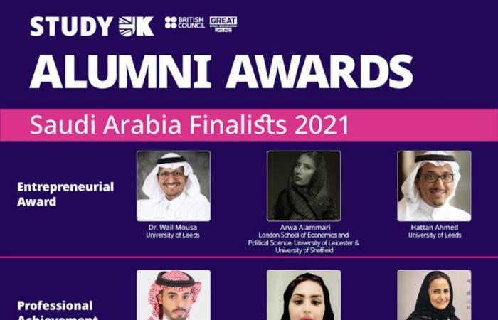 السفارة البريطانية تعلن أسماء الخريجين السعوديين الفائزين بجوائز الدراسة 2021