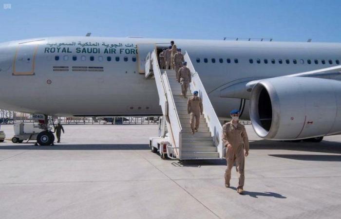 وصول مجموعة القوات الجوية السعودية المشاركة في مناورات "علم الصحراء 2021" بالإمارات