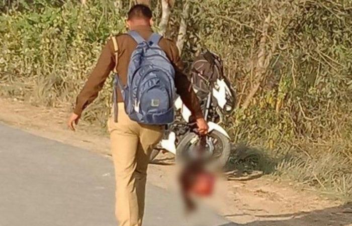 فيديو مرعب.. هندي يسير حاملاً رأس ابنته في شوارع القرية