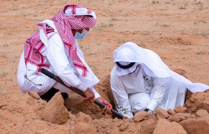 "محمية الملك عبدالعزيز الملكية" تزرع 100 ألف شتلة من مشروع التشجير