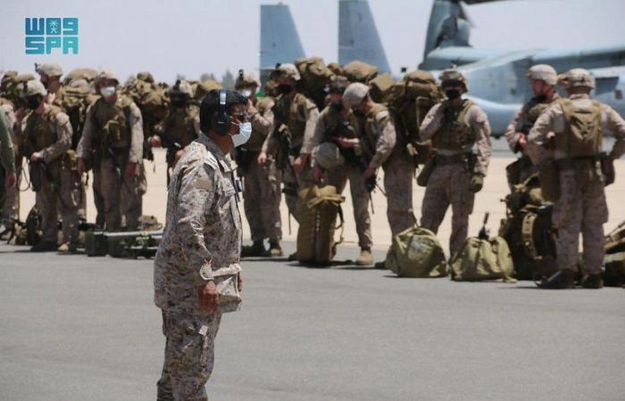 انطلاق مناورات تمرين "مخالب الصقر4" بين القوات البرية السعودية والأمريكية
