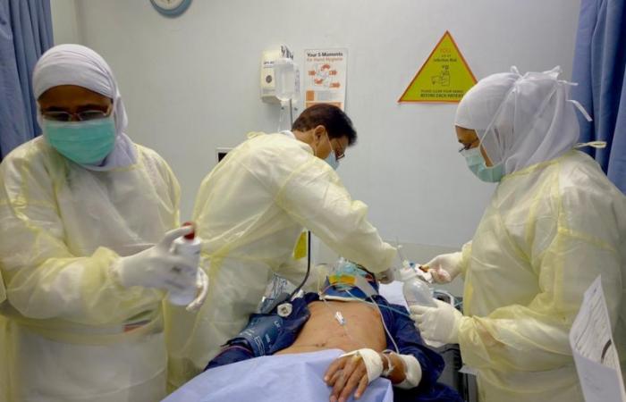 مستشفى الدلم ينفذ فرضية ناجحة لحادث سير مروري