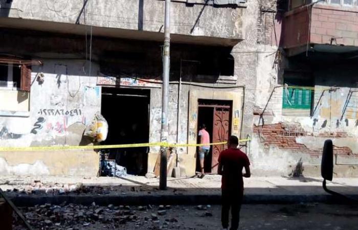 انهيار أجزاء من عقار وسط الإسكندرية.. وقرار عاجل من الحي (صور)