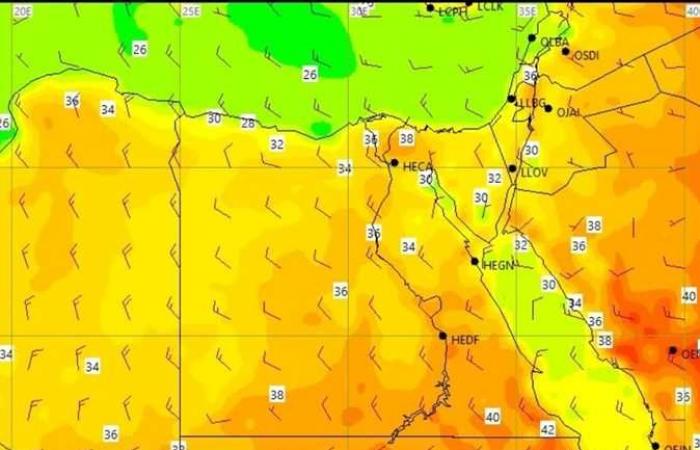 طقس الأحد في شمال سيناء : شديد الحرارة