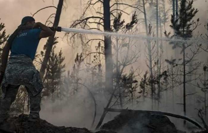 روسيا تحارب حرائق الغابات بالطائرات العسكرية (صور)
