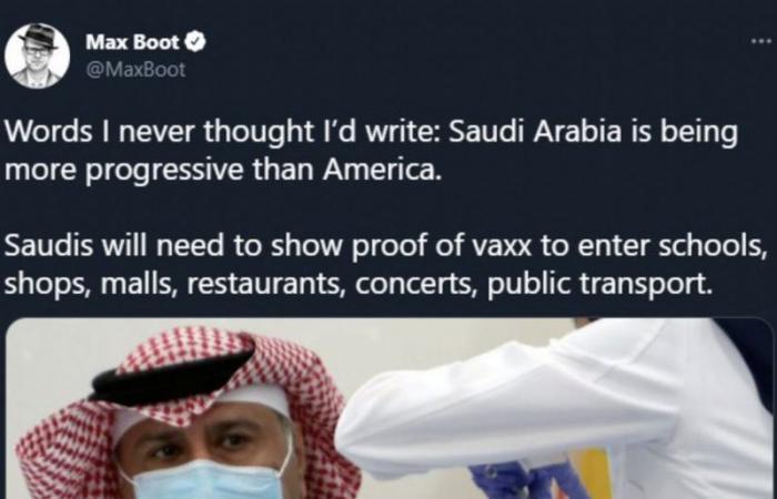 كاتب أمريكي.. السعودية أكثر تقدماً من الولايات المتحدة