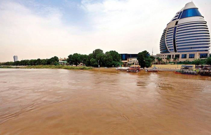 46 سم تفصل العاصمة السودانية عن منسوب الفيضان