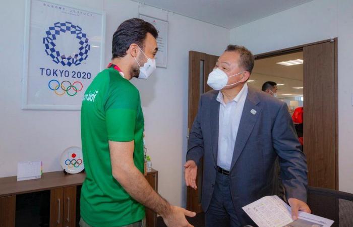 "الفيصل" يلتقي رئيس اللجنة الأولمبية اليابانية.. في أولمبياد طوكيو2020