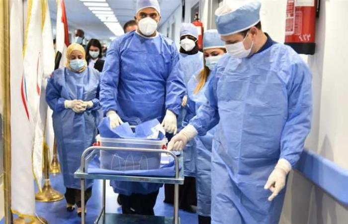 وزيرة الصحة: بدء حقن طفلة مريضة بالضمور العضلي الشوكي بالعلاج الچيني بمعهد ناصر