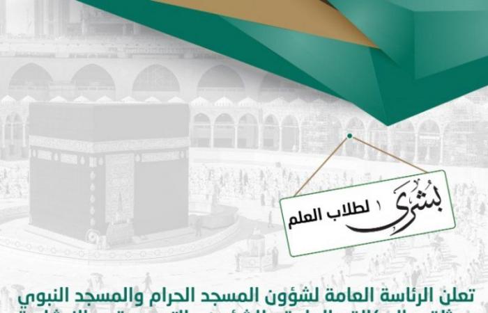 "رئاسة الحرمين" تعلن عودة المحاضرات والدروس العلمية داخل المسجد الحرام