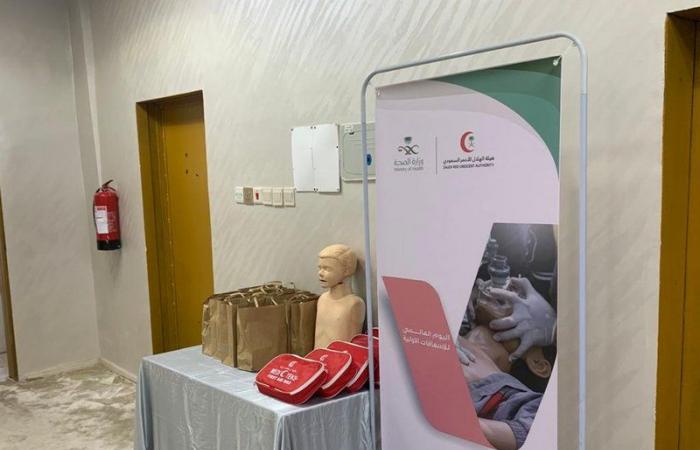 "مستشفى فيفاء" ينفذ ورشة عمل الإسعافات الأولية بالتعاون مع "طوارئ وأزمات" صحة جازان