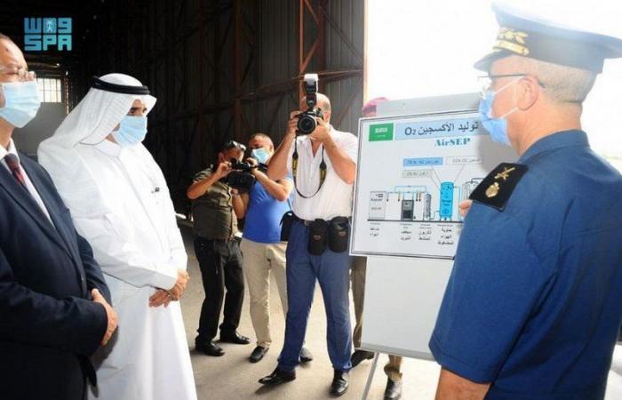 طائرة إغاثية تصل تونس تحمل 5 مولدات أكسجين ضمن الجسر الجوي السعودي