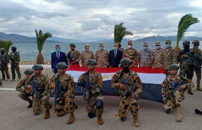 عناصر من القوات الخاصة المصرية تشارك في التدريب المشترك الرباعي «هرقل 21» ‏باليونان