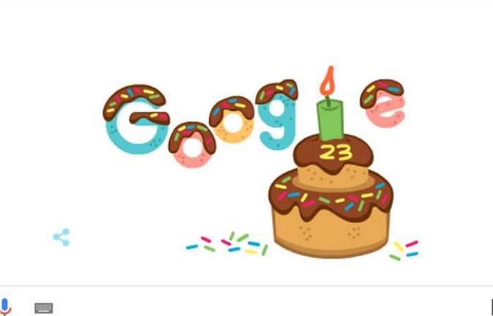 23 سنة جوجل.. أشهر موقع بحث يحتفل بعيد ميلاده بتغيير شعاره