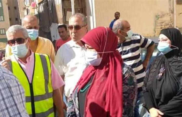 السكرتير العام لمحافظة بورسعيد يتابع سير العمل بمشروعات الصرف الصحي بالضواحي