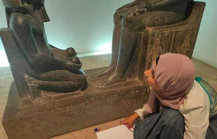 متحف الأقصر للفن المصري القديم ينظم ورشة فن الخط العربي