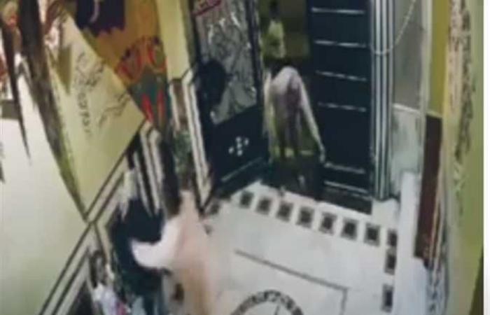 فيديو رجل يضرب زوجته بالإسكندرية في مدخل عمارة.. و«الداخلية» تكشف الحقيقة