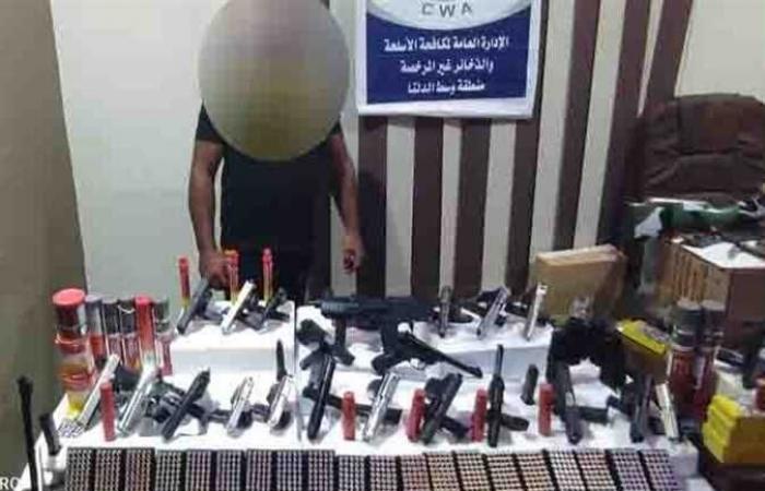 ضبط 26 سلاحاً نارياً غير مرخص في حملة أمنية بسوهاج