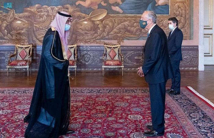 "سعود بن عبدالمحسن" يقدم أوراق اعتماده سفيرًا للسعودية لدى البرتغال