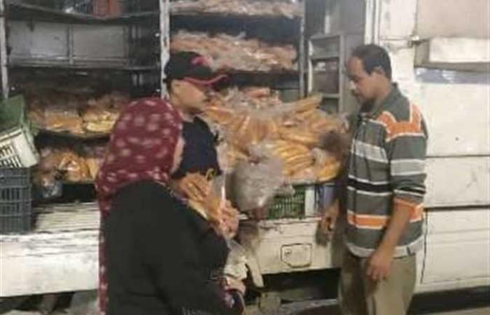 بسعر 40 قرشًا.. طرح 40 ألف رغيف خبز فينو مدعم في مدينة بلبيس (صور)
