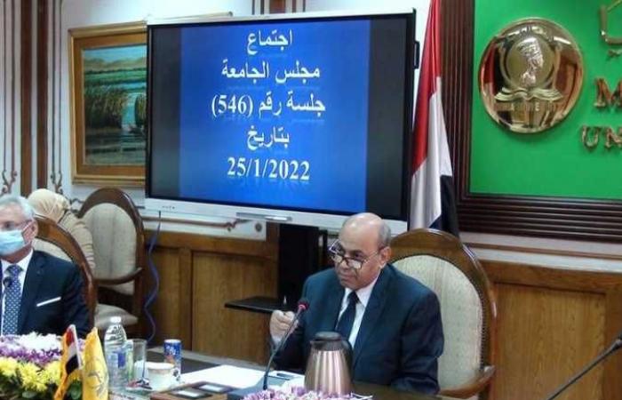 مجلس جامعة المنيا يقر اختيار 3 موضوعات بحثية لخدمة قضايا التنمية بالمحافظة