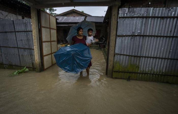 62قتيلا حصيلة فيضانات الهند