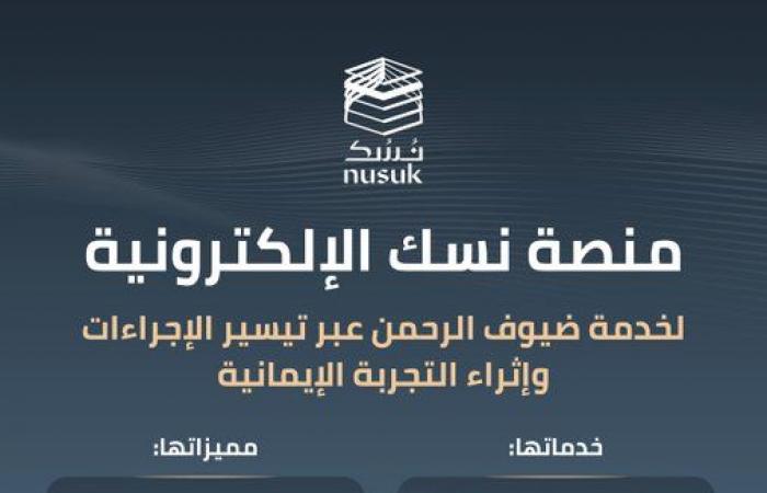 السعودية تطلق منصة "نسك" الإلكترونية لتيسير إجراءات قدوم المعتمرين