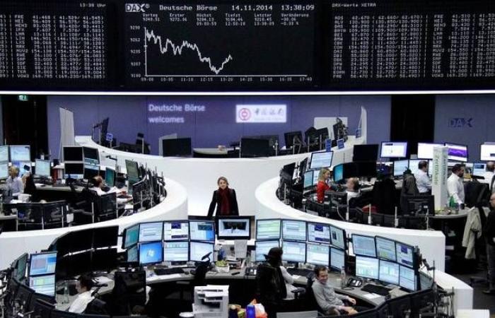تراجع الأسهم الأوروبية بنهاية الجلسة مع استمرار عدم اليقين حول الاقتصاد العالمي