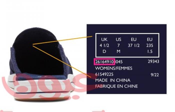 سحب ثمانية تصاميم من الأسواق من أحذية CLARKS النسائية لأجل السلامة بسبب احتوائها على مواد كيميائية خطرة