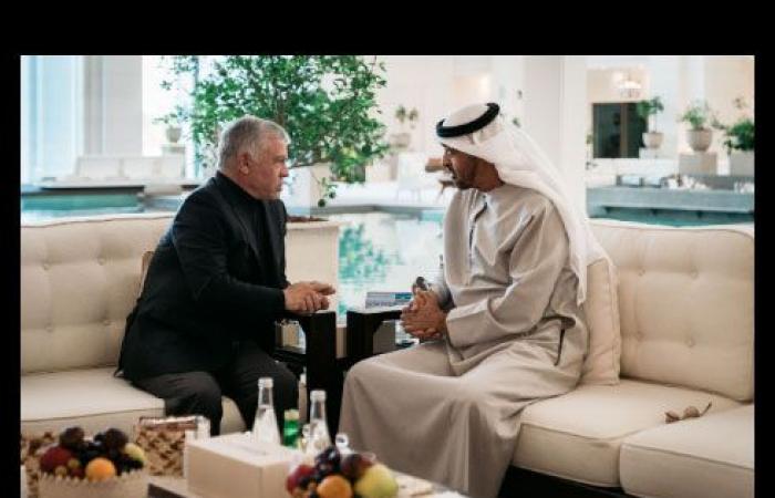 الملك يلتقي رئيس دولة الإمارات في أبوظبي