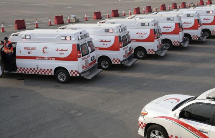 39756 حالة  باشرها الهلال الأحمر خلال ديسمبر في مكة المكرمة