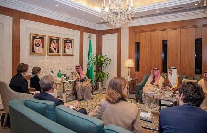 السعودية وفرنسا تبحثان تطوير التعاون بكافة المجالات والمستجدات الدولية